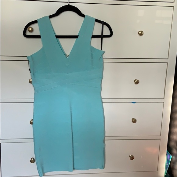 bebe Dresses & Skirts - Bebe bandage halter dress L bebe Dresses & Skirts - Bebe bandage halter dress L